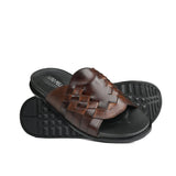 Elegant Brown Slide Slipper SA60