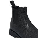 Black Shinny Chelsea Boots PU03