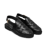 Black Cut Peshawari Chappal DZ55