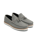 Regal Grey Suede Tassel Shoes LZ01