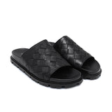 Black Woven Slipper SA110