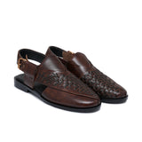 Brown Leather Sandal Da48