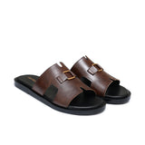 Elegant Brown Slipper SA36