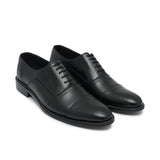 Black Lace Leather Shoe Ph09