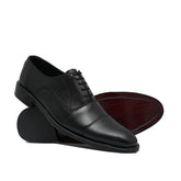 Black Lace Leather Shoe Ph09