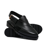 Black Peshawari Chappal Da31