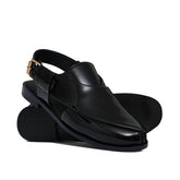 Black Patten Peshawari Chappal DZ01