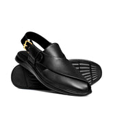 Imported Black Peshawari Chappal DJ02