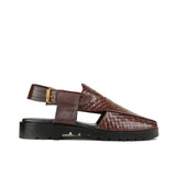 Heritage Brown Leather Sandal DZ40