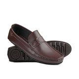 Brown Buckle Crafted Loafer LS97