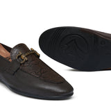 Brown Elegant Folding Shoe PA67