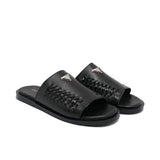 Black Woven Slipper SA71