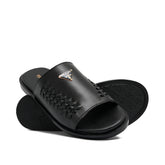 Black Woven Slipper SA71