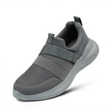 Sleek Grey Slip-On Athletic Shoe RS08