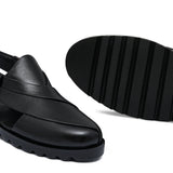 Black Peshawari Chappal Da31