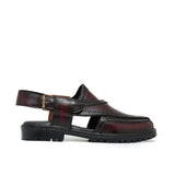 Maroon Brogue Peshawari Chappal DAZ7