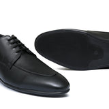 Black Lace Leather Shoe PJ02