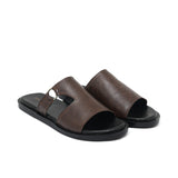 Brown O Buckle Slipper SA65