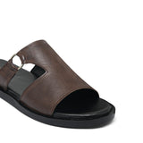 Brown O Buckle Slipper SA65