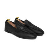 Black Woven Folding Shoe PA61