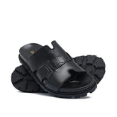 Black Croc Belt Slipper SA100