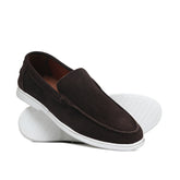 Choco Brown Suede Shoe Ld01