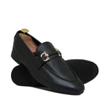 Black Buckled Folding Shoe PA39