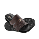 Brown Royal Crest Slipper SA95