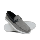 Grey Suede Shoe La07