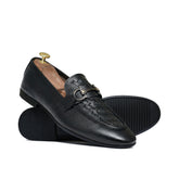 Black Folding Woven Shoe PA08