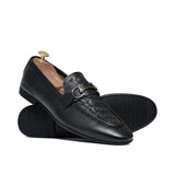 Black Folding Woven Shoe PA08