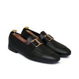 Black Folding Shoe with T Buckle PA56