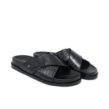 Black Cross Slipper SA73
