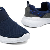 Sleek Navy Slip-On Sneakers RS10