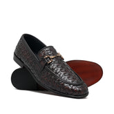 Brown Woven Shoe PZ06