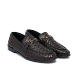 Brown Woven Shoe PZ06