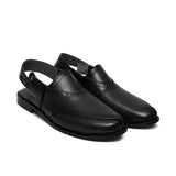 Black Leather Sandal GT16