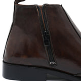Brown Leather Chelsea Boot PS02