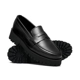 High Sole Black Shoe FU04