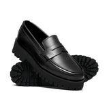High Sole Black Shoe FU04