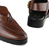 Vintage Charm Leather Sandal DZ46