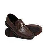 Classic Embossed Brown Shoe FZ43