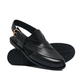 Black Peshawari Chappal Da30