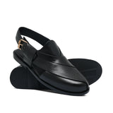 Black Peshawari Chappal Da30