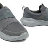 Sleek Grey Slip-On Athletic Shoe RS08