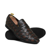 Elegant Woven Cut Shoe PA46