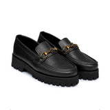 High Sole Black Shoe FU02