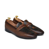 Bronze Croc Folding Shoe PA58