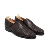 Brown Woven Lace Shoe PH21