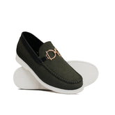 Green Suede Shoe La08